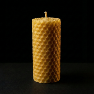 Vela artesanal de cera de abeja